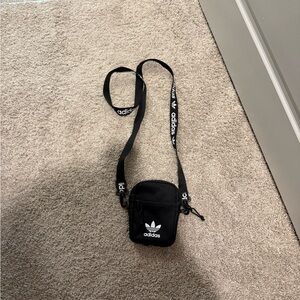 Adidas Black Belt Bag with Logo